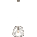 Пендел на кабел OVELLA 1xE27/15W/230V Ø 36 см сив