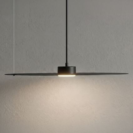 Пендел на кабел PIATTO 1xGX53/15W/230V, диаметър 55 см, черен