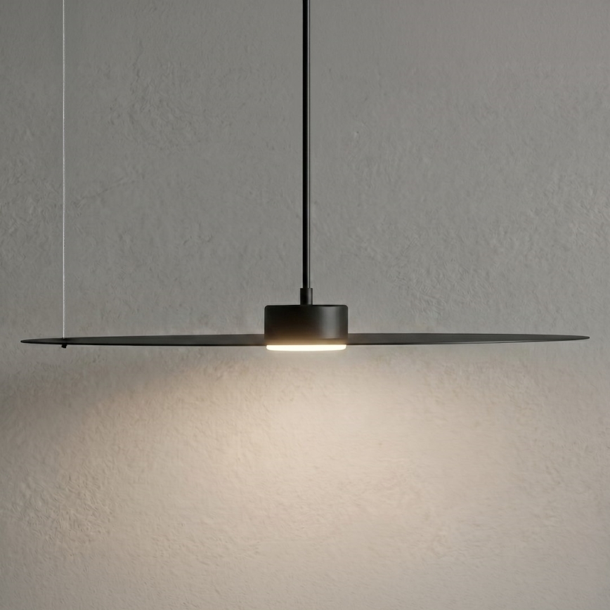 Пендел на кабел PIATTO 1xGX53/15W/230V, диаметър 55 см, черен