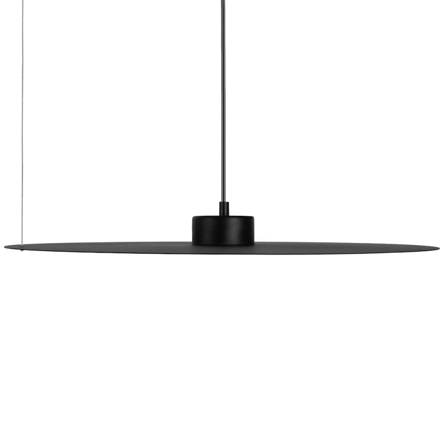 Пендел на кабел PIATTO 1xGX53/15W/230V, диаметър 55 см, черен