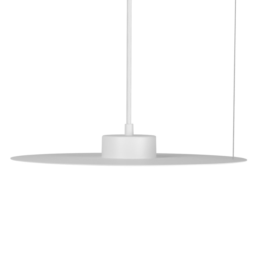 Пендел на кабел PIATTO 1xGX53/15W/230V Ø 35 см, бял