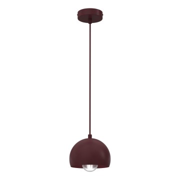 Пендел на кабел SOOL 1xE27/15W/230V Ø 15 см бордо