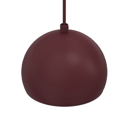 Пендел на кабел SOOL 1xE27/15W/230V Ø 15 см бордо