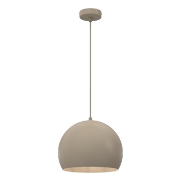 Пендел на кабел SOOL 1xE27/15W/230V Ø 27 cm бежов