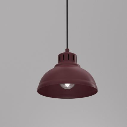 Пендел на кабел SVEN 1xE27/15W/230V бордо