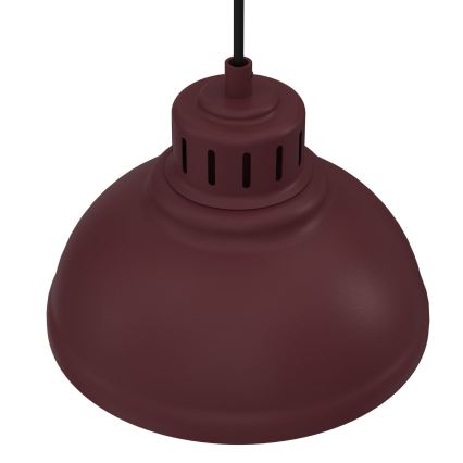 Пендел на кабел SVEN 1xE27/15W/230V бордо