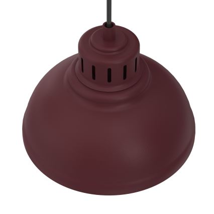 Пендел на кабел SVEN 2xE27/15W/230V бордо