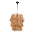 Пендел на кабел TASSEL 1xE27/40W/230V, рафия