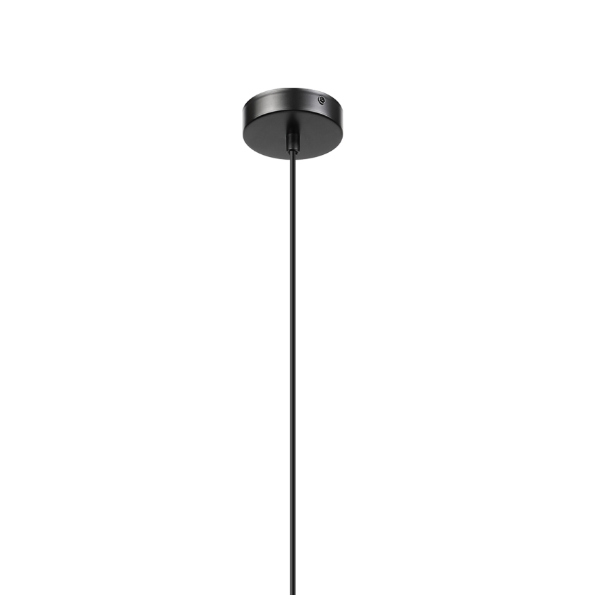 Пендел на кабел VELLO 1xE27/15W/230V черен/димчато бежов/черен