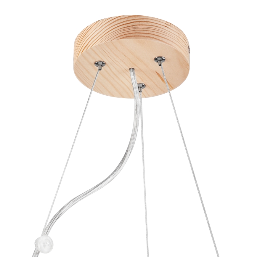 Пендел NATURAL 3xE27/60W/230V ø 47 см бор