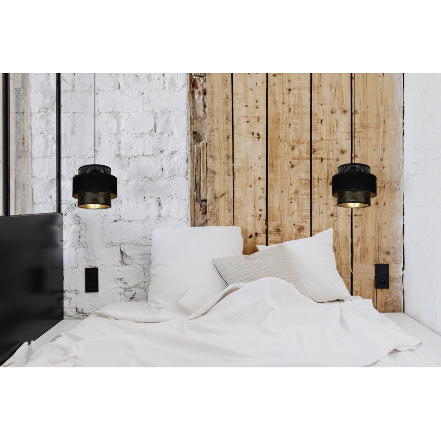 Пендел NESS 1xE27/60W/230V черен