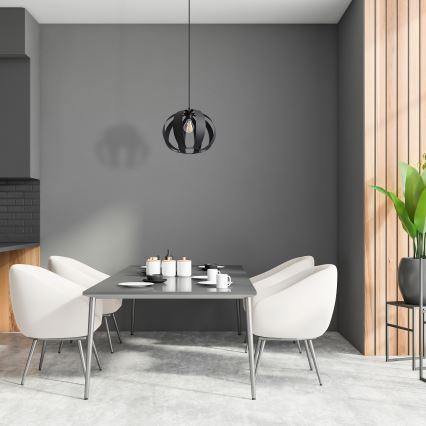 Пендел NEWTON 1xE27/15W/230V черен