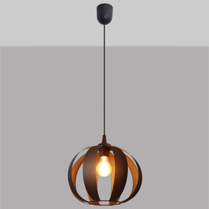 Пендел NEWTON 1xE27/15W/230V черен