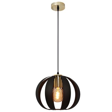 Пендел NEWTON 1xE27/15W/230V черен/златист