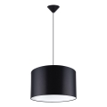 Пендел NOVA 1xE27/15W/230V Ø 40 см черен