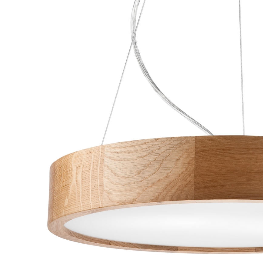 Пендел OAK 3xE27/60W/230V дъб ø 47,5 см - FSC сертифицирано