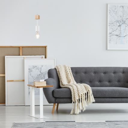 Пендел ORAZIO 1xE27/60W/230V бук - FSC сертифицирано