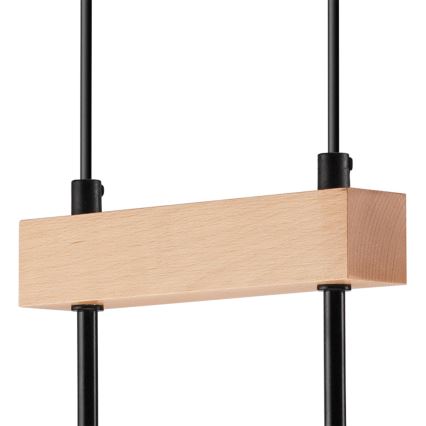 Пендел ORAZIO 2xE27/60W/230V бук - FSC сертифицирано