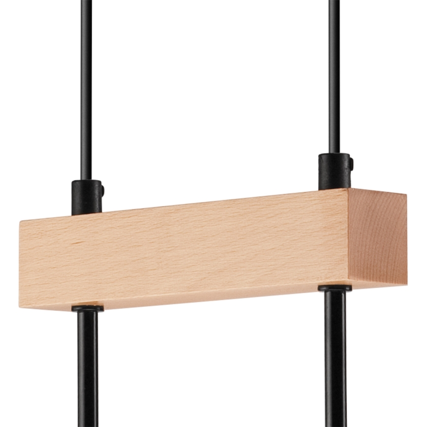 Пендел ORAZIO 2xE27/60W/230V бук - FSC сертифицирано