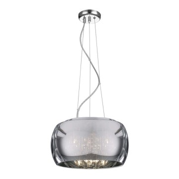 Пендел ORCHIDE 5xG9/3W/230V лъскав хром