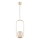 Пендел OVAL 1xE14/10W/230V златист
