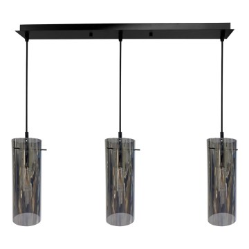 Пендел PADOVA 3xE27/15W/230V черен