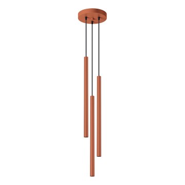 Пендел PASTELO 3xG9/8W/230V червен