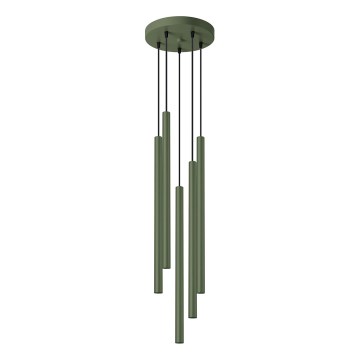 Пендел PASTELO 5xG9/8W/230V зелен