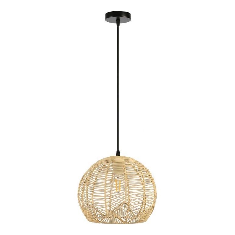 Пендел PELO 1xE27/40W/230V Ø 30 см ратан