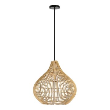 Пендел PELO 1xE27/40W/230V Ø 40 см ратан