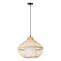 Пендел PINCHOS 1xE27/40W/230V Ø 40 см бамбук