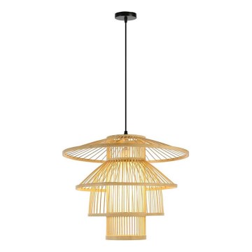 Пендел PINCHOS 1xE27/40W/230V Ø 50 см бамбук