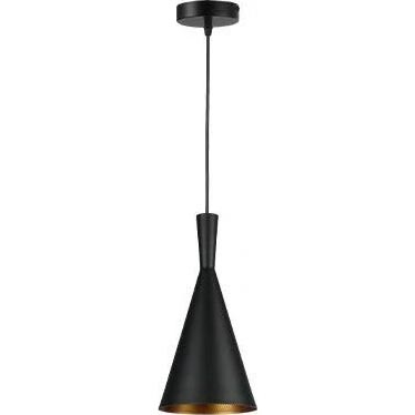 Пендел PINIO 1xE27/60W/230V Ø 19 см черен