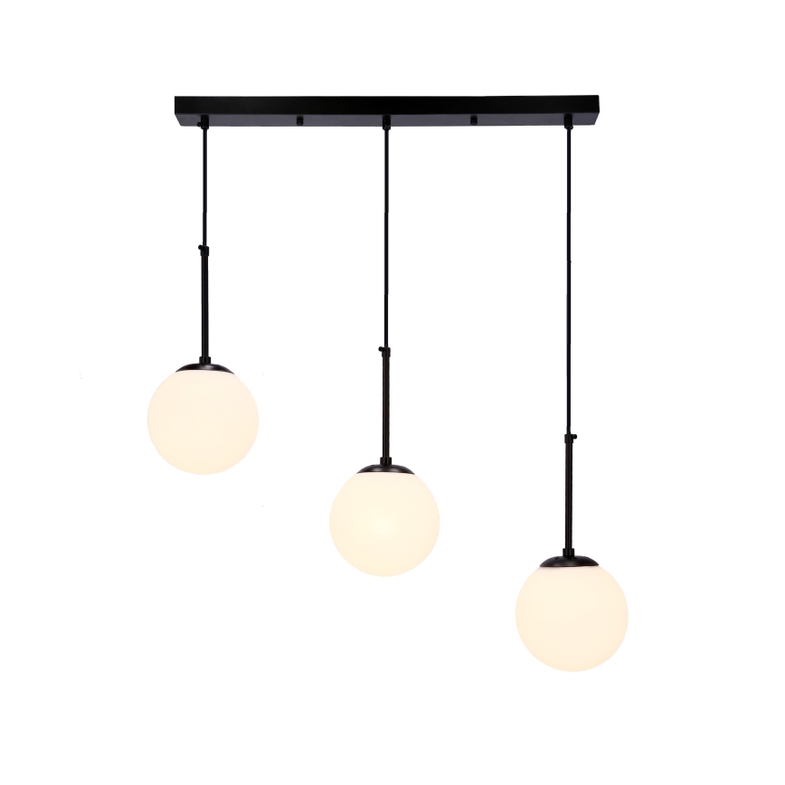 Пендел POMPEI 3xE27/40W/230V черен