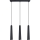 Пендел PRYSM 3xG9/8W/230V черен