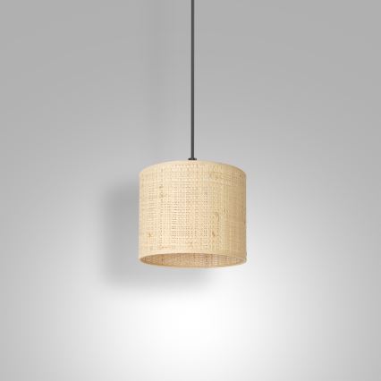 Пендел RATTAN 1xE27/60W/230V Ø 18 см ратанов