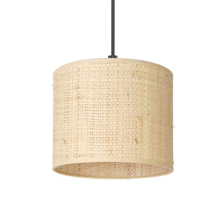 Пендел RATTAN 1xE27/60W/230V Ø 18 см ратанов
