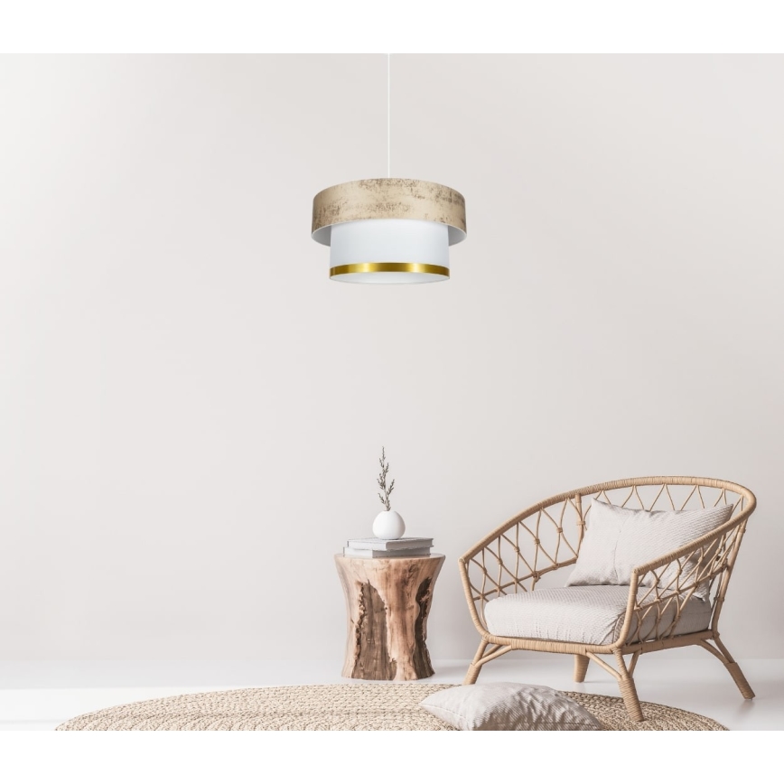 Пендел RESSA 1xE27/60W/230V златист
