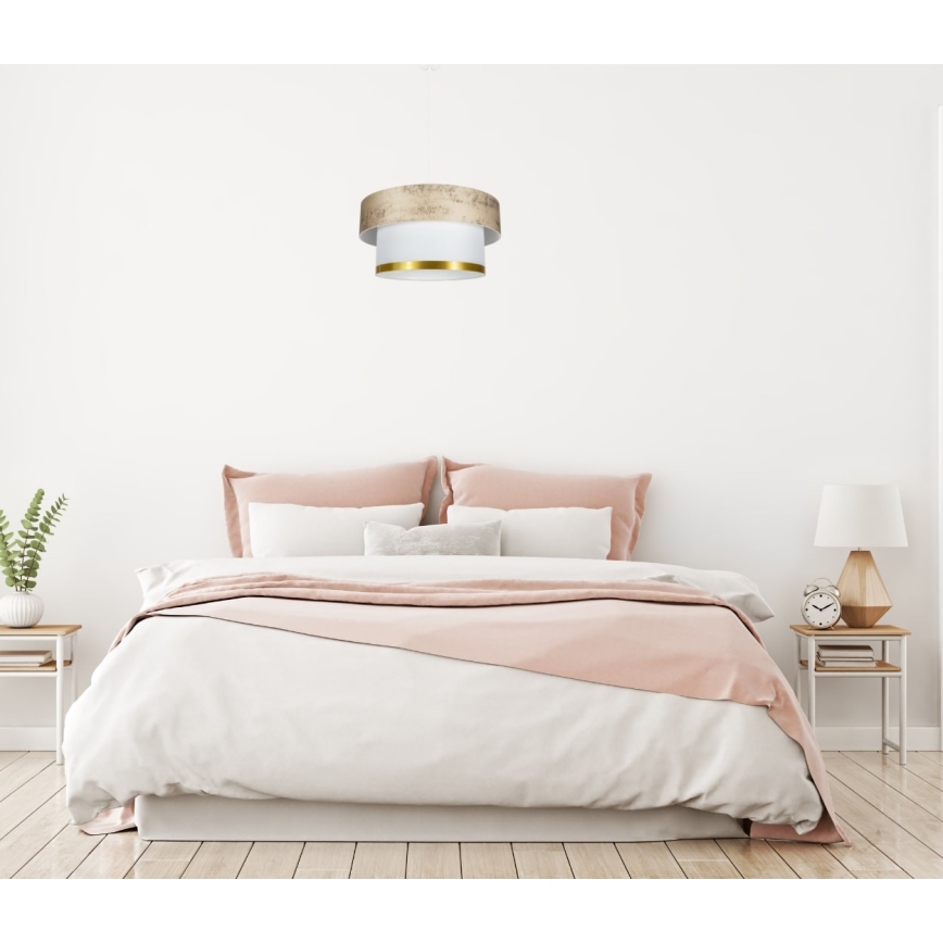 Пендел RESSA 1xE27/60W/230V златист