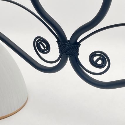 Пендел RETRO 2xE27/60W/230V матов черен