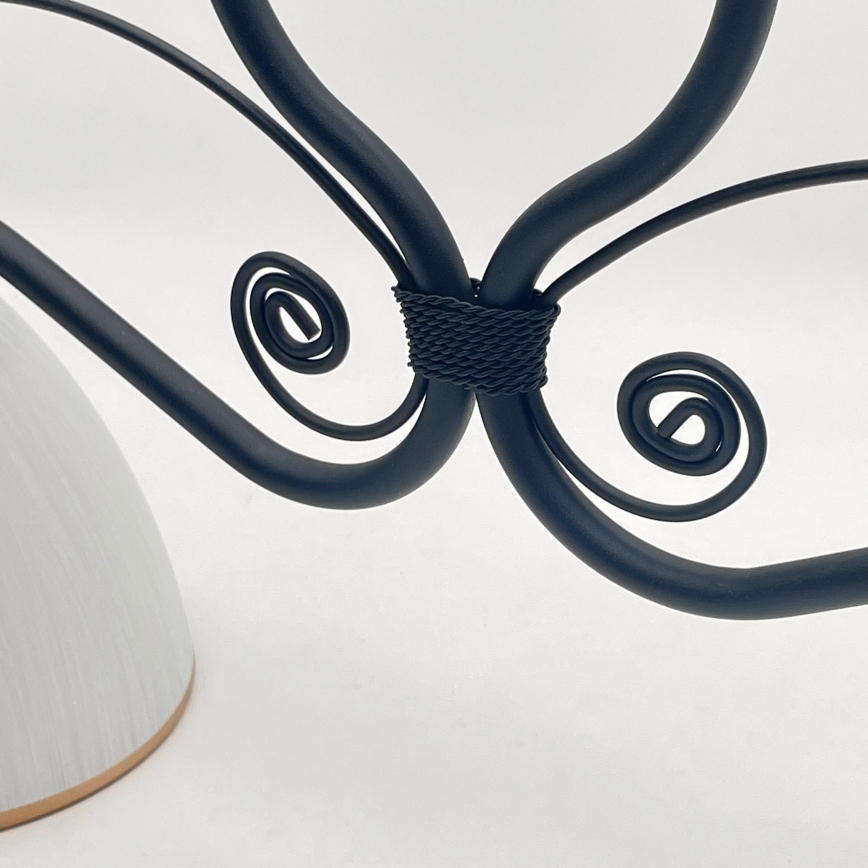 Пендел RETRO 2xE27/60W/230V матов черен