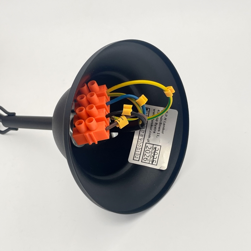 Пендел RETRO 2xE27/60W/230V матов черен