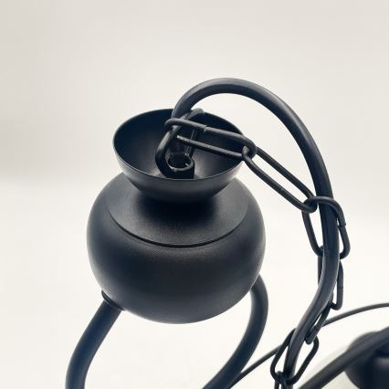 Пендел RETRO 2xE27/60W/230V матов черен