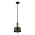 Пендел RIF LUX 1xGX53/12W/230V Ø 15 см черен/златист