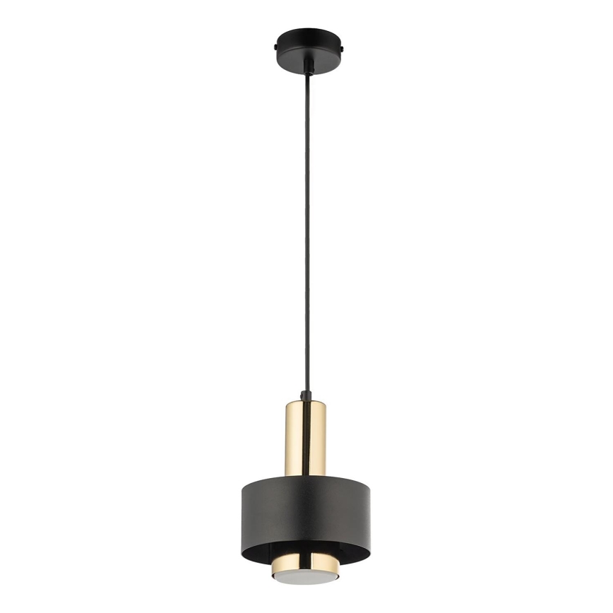 Пендел RIF LUX 1xGX53/12W/230V Ø 15 см черен/златист