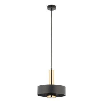 Пендел RIF LUX 1xGX53/12W/230V Ø 25 см черен/златист