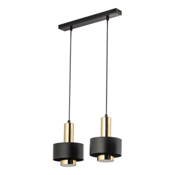 Пендел RIF LUX 2xGX53/12W/230V черен/златист