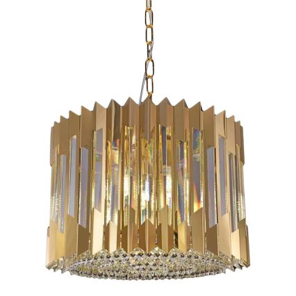 Пендел RITZ 7xE14/40W/230V Ø 42 см златист