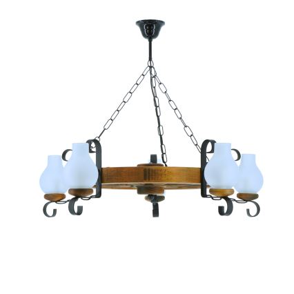 Пендел ROATA 5xE14/40W/230V Ø 70 см бук