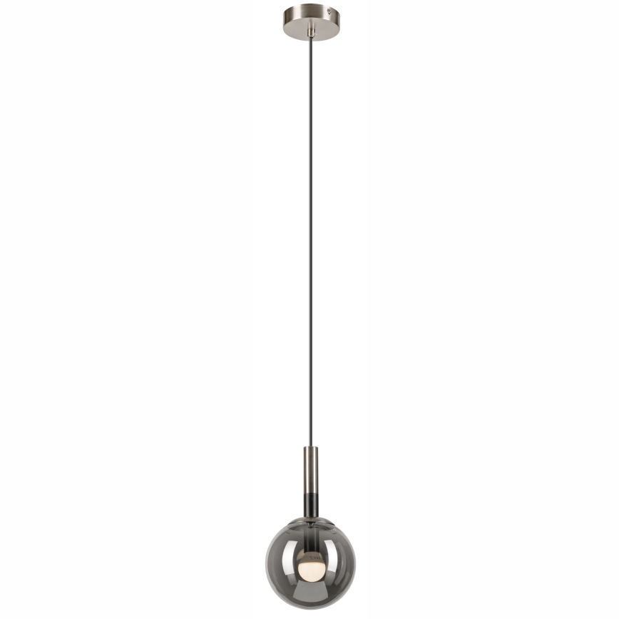 Пендел ROLLO 1xE14/5W/230V матов хром/опушен